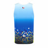Camiseta Running HOMBRE Sin Mangas HP TEAM