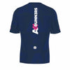 Polera Race Manga Corta Azul -  AR3